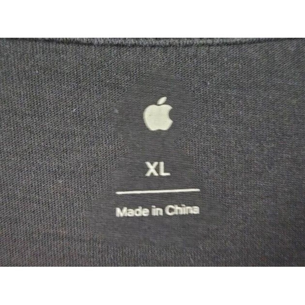 Apple Park Shirt Mens XL Visitor Center Black Infinity Loop Rainbow Computers - Picture 5 of 6